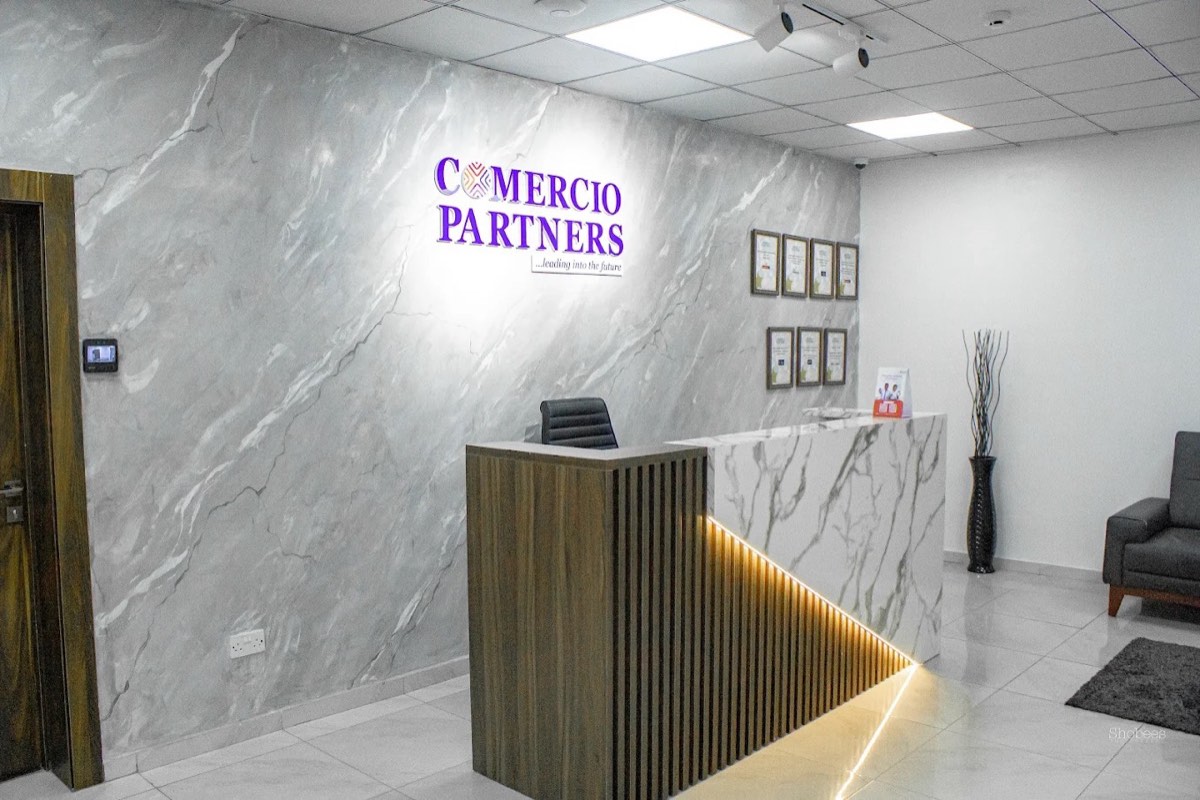 The Comercio Partners office reception